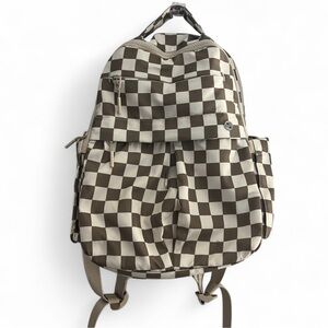 The Iris Mini Backpack (Checkered)